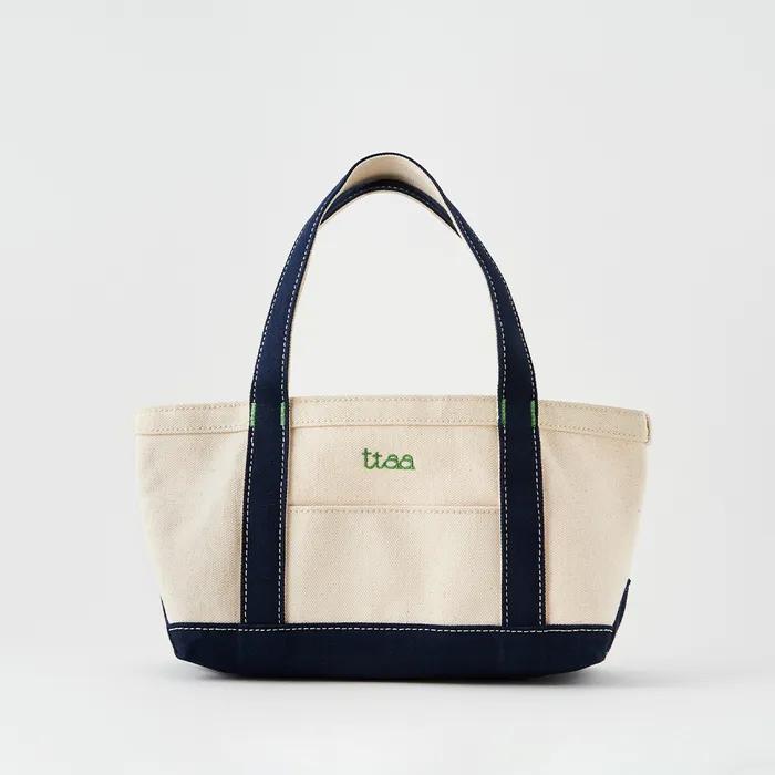 Logo Stitch Mini Tote Ivory