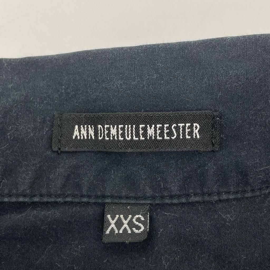 ANN DEMEULEMEESTER 2008 Navy Switch Pullover Shirt tops XXS Navy systemUsed