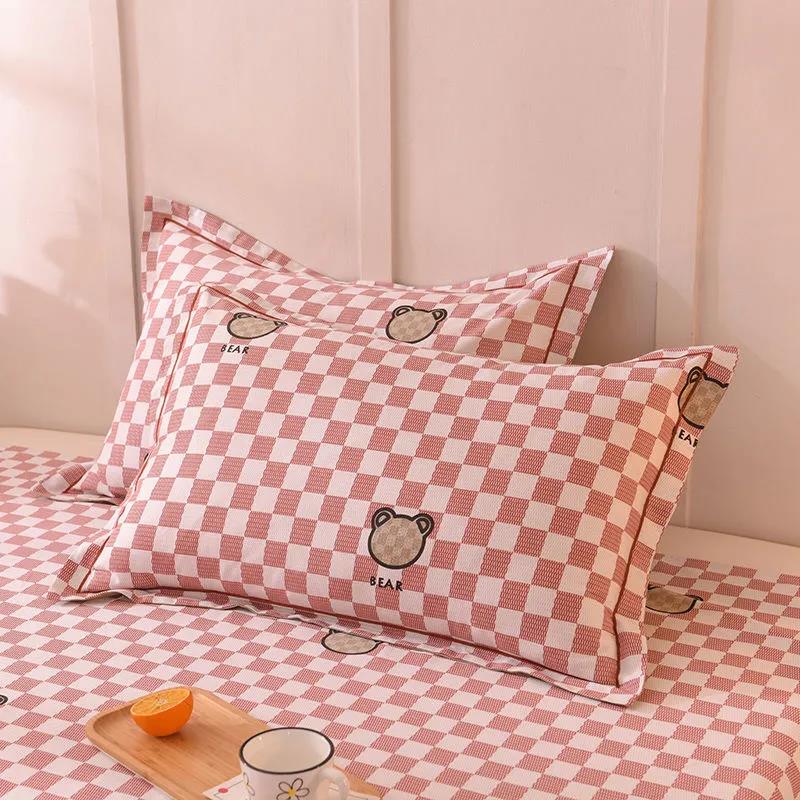 

Чистый хлопок, пара наволочек, матовый и утолщенный, 48x74 см, мягкая наволочка для спальни с двуспальной кроватью, основной чехол