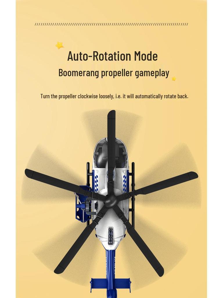 Children's Pull Back Police & Fire Rescue Helicopter Toy with Rotating Propeller - Simulation Model for Boys