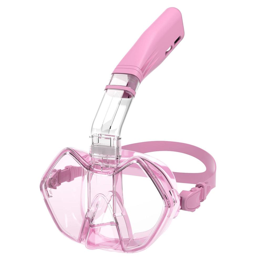 Masque de plongée étanche anti-buée détachable avec respiration nasale
