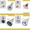 Zhunming 5-Setting ABS Water-Saving Shower Head