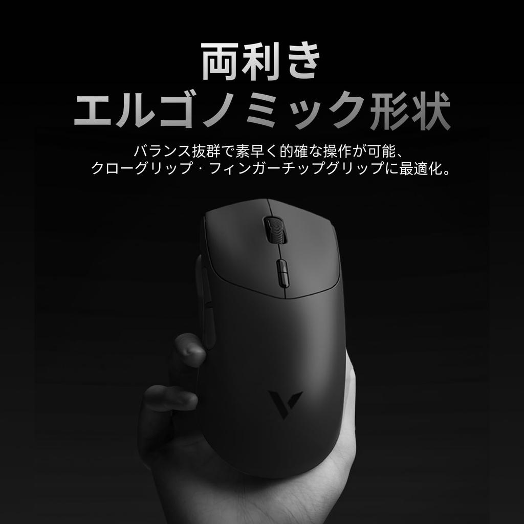 RAPOO VT7 Wireless Gaming True 8K Polling 53g Up to 750 Hours Battery 10 Programmable Nordic nRF54L15 100 Million Click Mechanical Macro Function