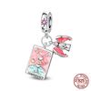 Authentic Original 100% Copper Metal Card Star Robot Beaded Death Demon Eye Charm Bead Components Compatible With Bracelet High Quality Fine Jewelry