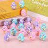 20 Peças Desenho Animado Mini Coelho Copo de Balanço Brinquedos para Festa de Aniversário de Crianças Lembrancinhas Chá de Bebê Festa de Páscoa Feliz Enchimento de Pinata Sacola de Presente