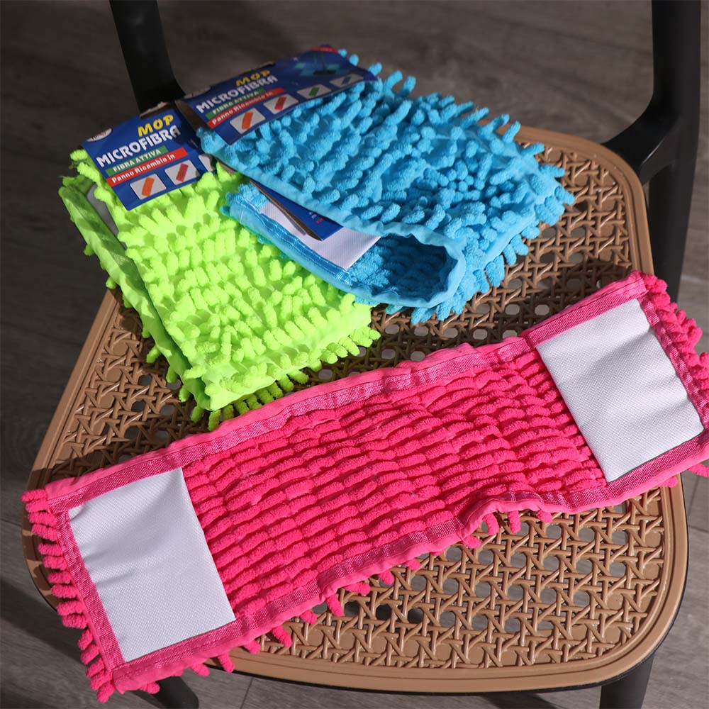 Cloth Water Absorption Flat Mop Floor Cleaner Dust Cleaning Pad Microfiber Mop Head Cloth