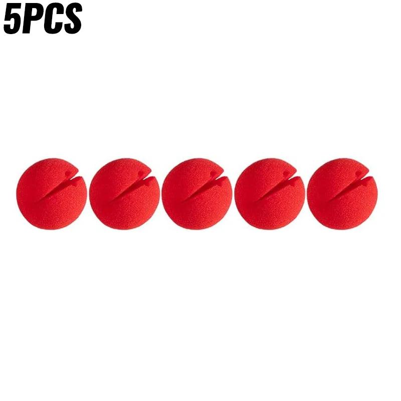 100/1Pcs Red Sponge Ball Foam Sponge Red Funny Clown Nose Funny Circus Performance Party Halloween Decoration Make Up Props