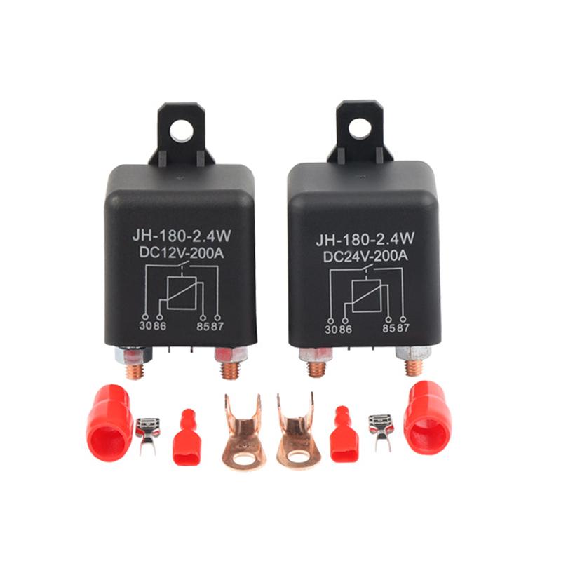 Releu CC 12V 24V 100A 120A 200A Wm686 cu 4 pini Normal Deschis Releu de pornire auto Pentru baterie Pornire/Oprire Comutator releu de încărcare divizată