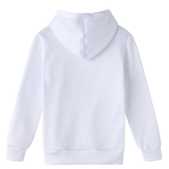 Sweat à Capuche - NPZ - Los Angeles - Mixte Enfant - Blanc - Manches Longues - Poche Kangourou