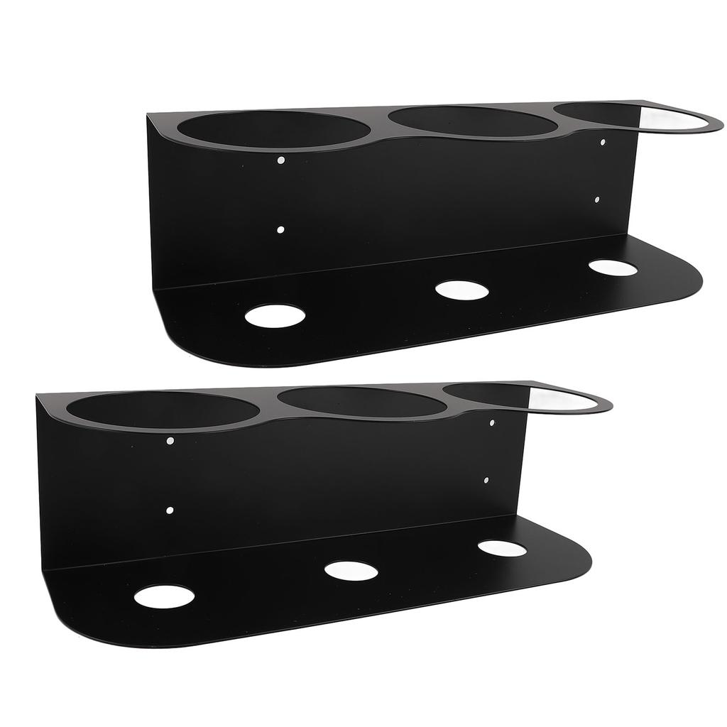 2 buc. Suport pentru 3 spray-uri, raft din fier montat pe perete, organizator pentru depozitarea sticlelor spray pentru garaj și lucru