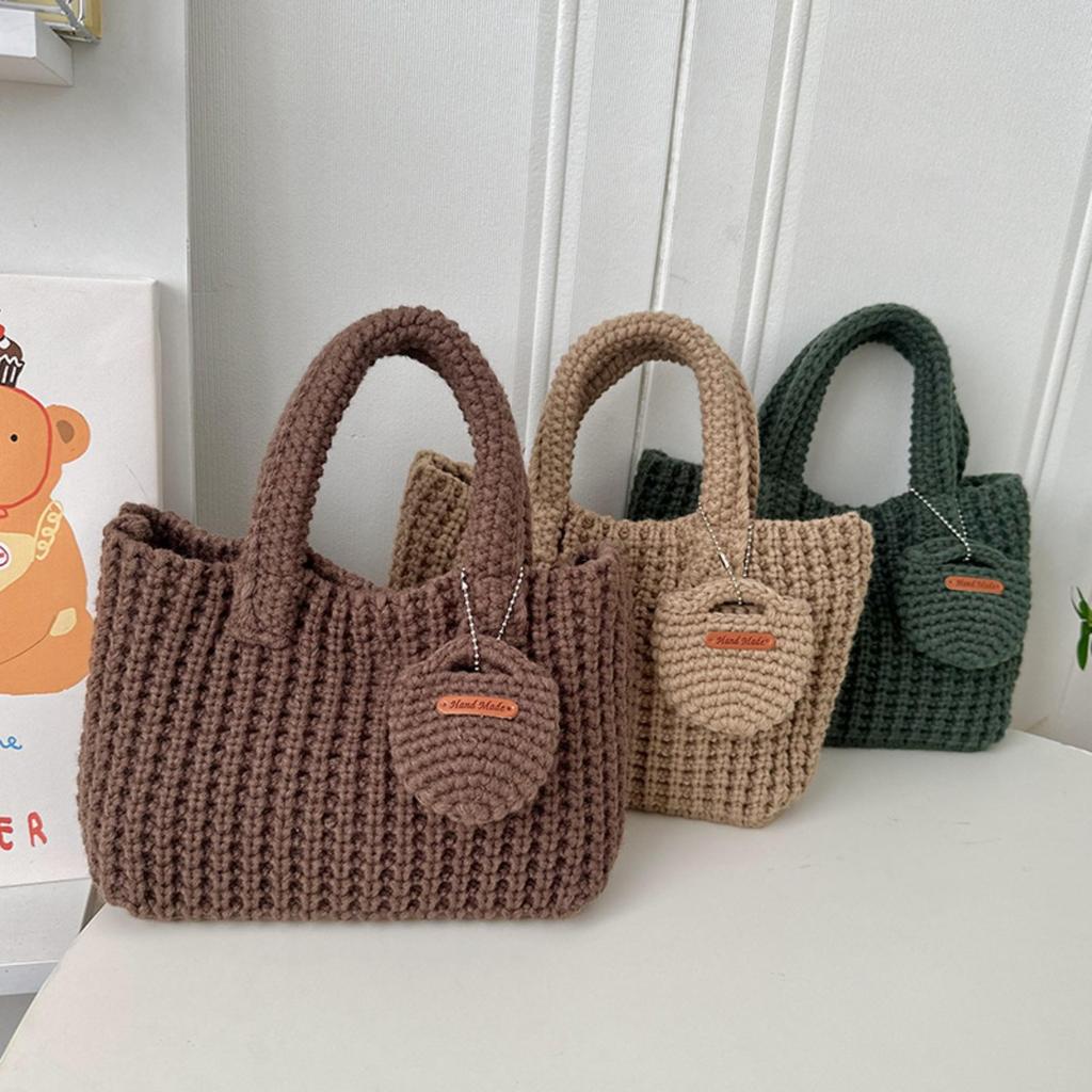 Hand Woven Cute Handbag 30*14*8cm