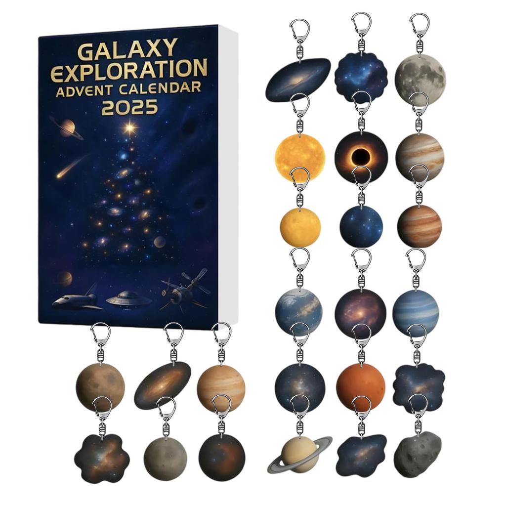 The Countdown Calendar Includes 24 Gifts, Countdown Calendar, And Surprise Keychain