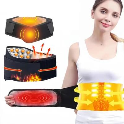 Nouvelle Ceinture de Soutien lombaire auto-chauffante Magnétique Tourmaline Graphene pour la Taille Support Dorsal Ceinture Lombaire Bande de Massage Soins de Santé Amagi