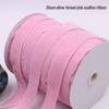 Green Velvet Ribbon with Gold & Silver Glitter Thread for DIY Hair Accessories