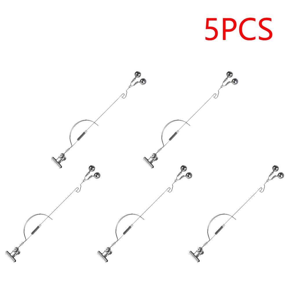 Fishing Rod Bite Bait Alarm Stainless Steel Night Fishing Alarm Bells Carp Tackle Anti-corrosion Anti-rust Fishing Equipment
