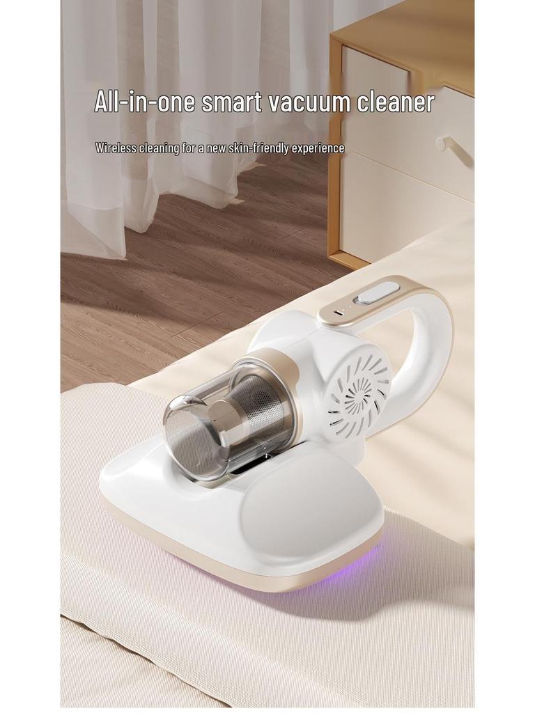 Rechargeable Handheld Vacuum Cleaner with UV Sterilizer and High Suction for Mite Removal
