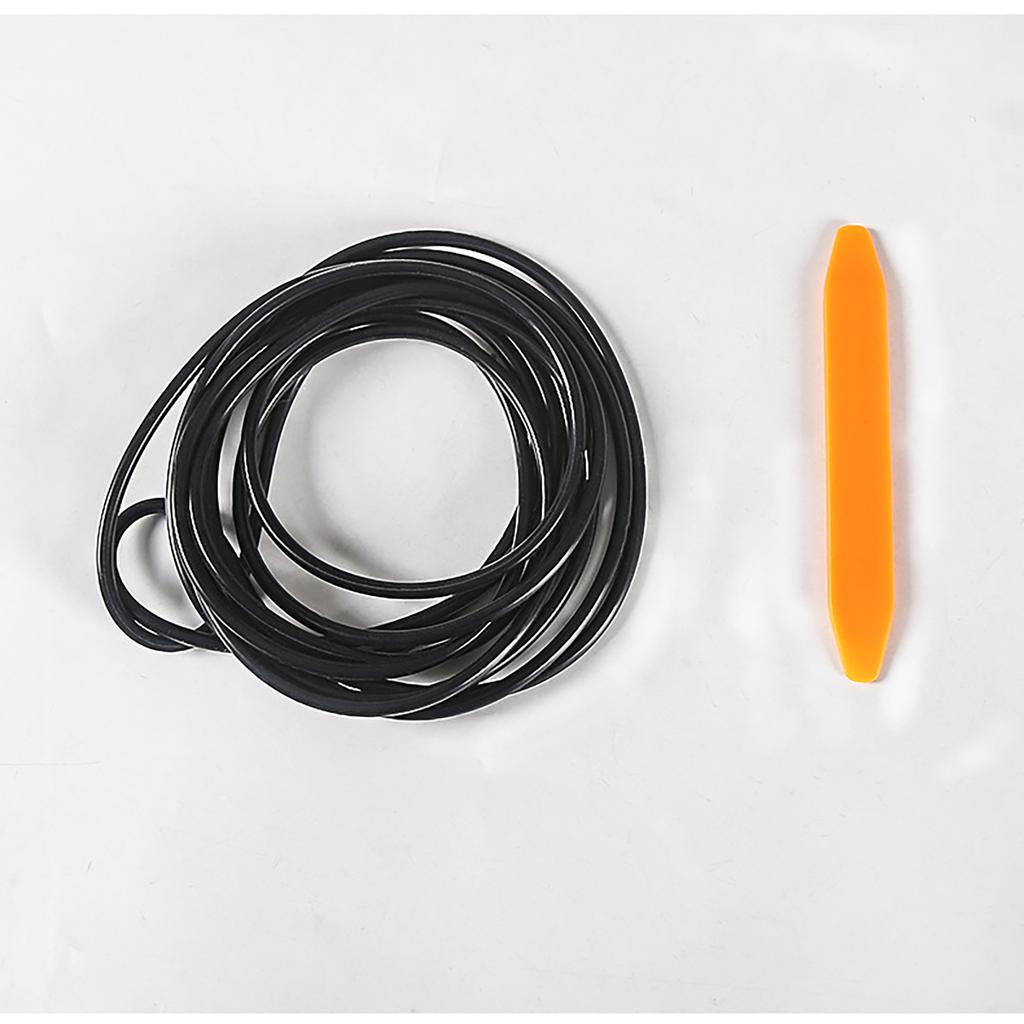 Roof Seal Set Noise Reduction Weatherproofing Rubber Strips Rubber Sunroof Seal Simple Installation for Model 3 Y