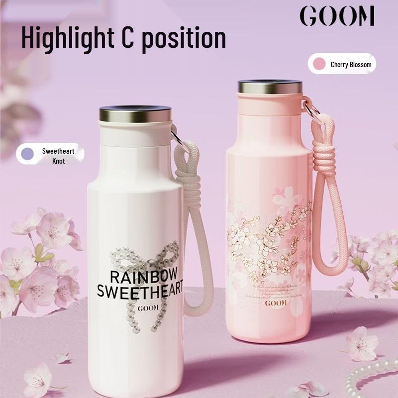 Gemoge Lightweight 490ml 316 Stainless Steel Insulated Cup