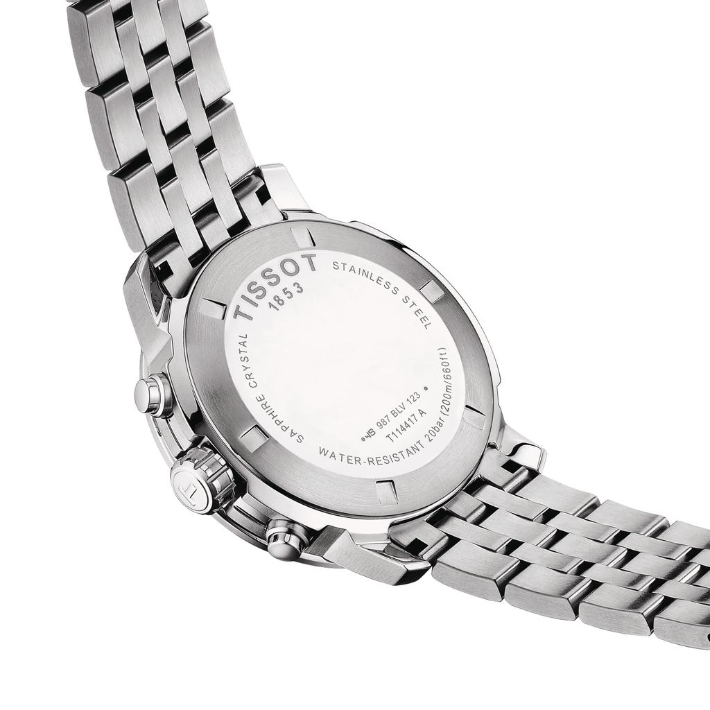 Tissot Stainless Steel Black Dial Men's Fashion Watch T114.417.11.057.00