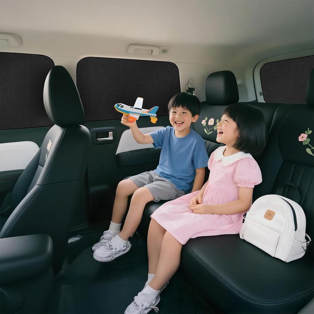 Zestaw 5 magnetycznych zasłon samochodowych dla Suzuki Jimny Osłona przeciwsłoneczna do samochodu UV Łatwa instalacja i użytkowanie na oknach (JB64/JB74) - Kemping, Bok, Ochrona,