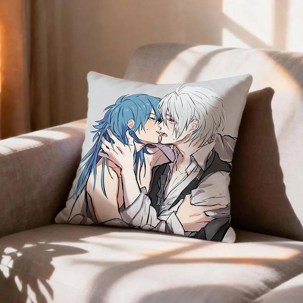 COOL DDRAMAtical Murder Clear Aoba Pillow Case Pattern Printed Pillowcase For Living Room Sofa Cushion Cover