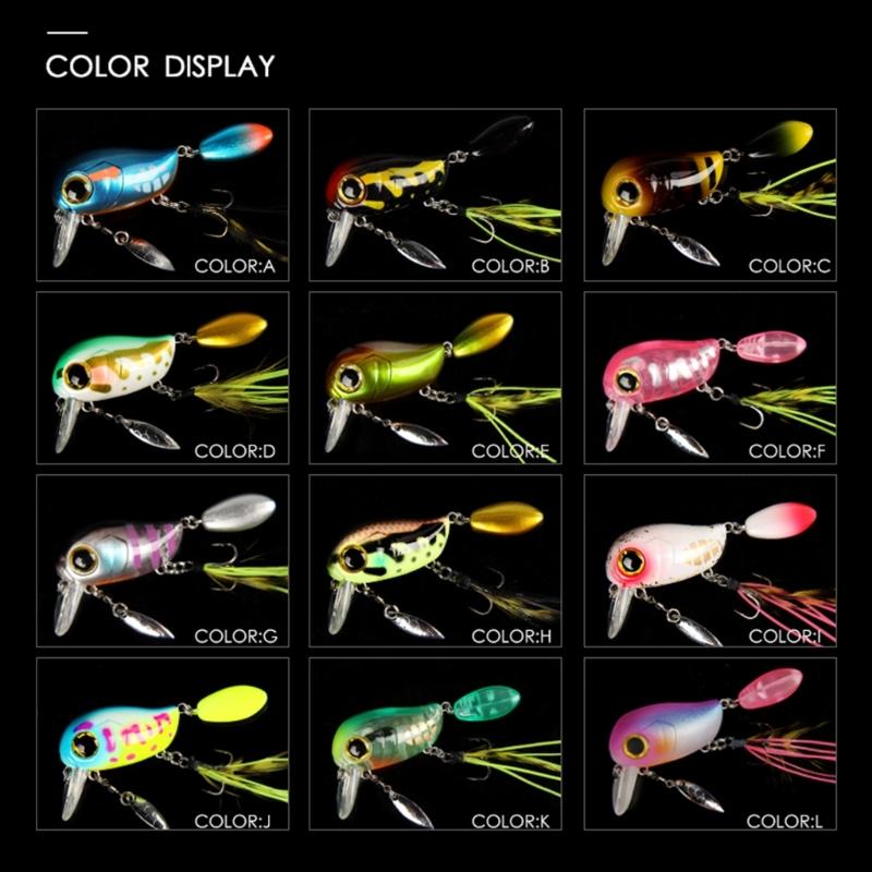 8g Fishing Lure Hard Baits Minnow Lure with Double Hook Swimbait Fishing Baits Crankbait Sinking Lure for Trout
