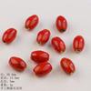 Ceramic Loose Beads Chinese Red Beads Handmade DIY Necklace Loose Beads Accessories