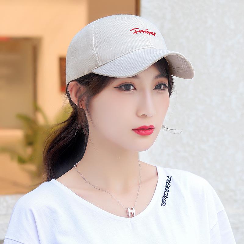 Șapcă de baseball pentru bărbați și femei, stil coreean, cu alfabet casual, pentru tineret, versiunea coreeană, pentru studenți, pentru soare