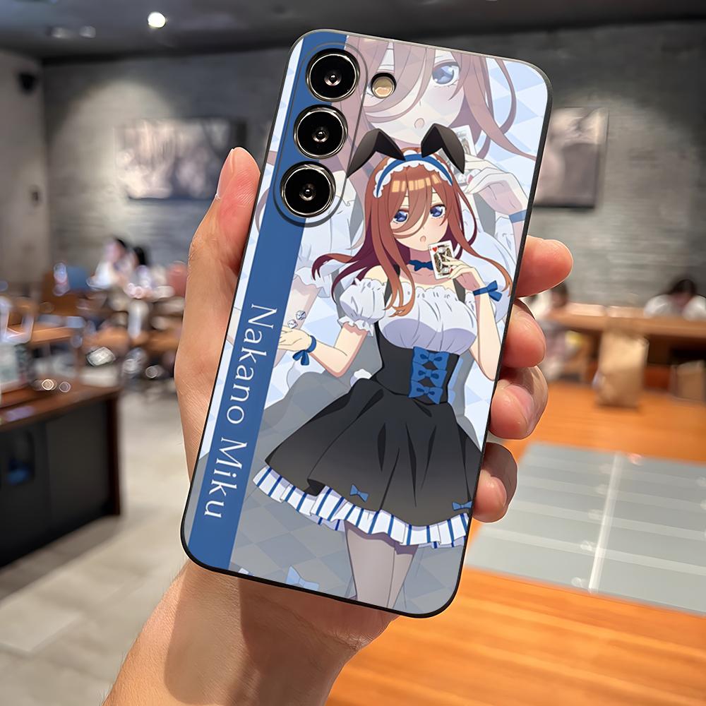 

Anime Miku Nakano Phone Case For S23 Fe Samsung S24 Ultra S25 S22 S20 S21 Plus A16 A54 A34 A53 Back Cover Samsung s24ultra