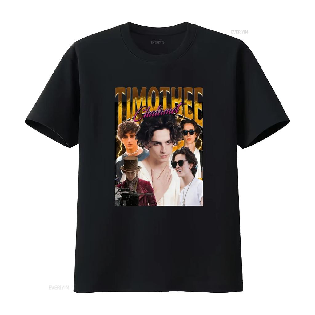 Timothee Chalamet Retro Comfort Color T Shirt Tribute Celebrity Bootleg SweaT vintage Washed designer clothes Breathable Unisex
