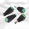 No Soldering Male Female Camera Monitoring Video Cable Plug Connector for Home Security Camera Cabling Installation