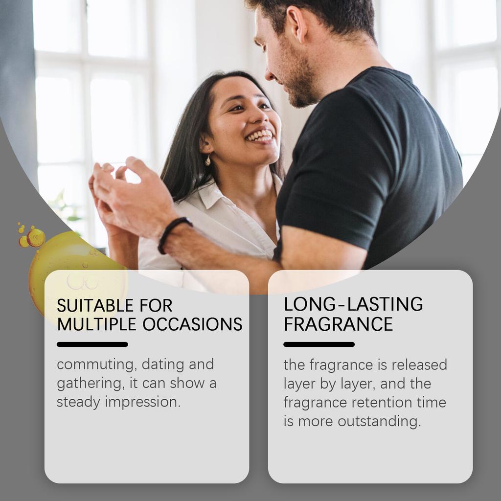 Men's Pheromone Cologne with Jasmine Scent for Lasting Charm 10ml