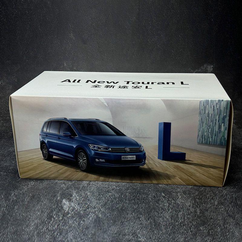 W21Diecast 1/18 Scale VW Model Car Touran L Alloy Car Model Volkswagen Touran Play Vehicles Toys for Boys Original Box
