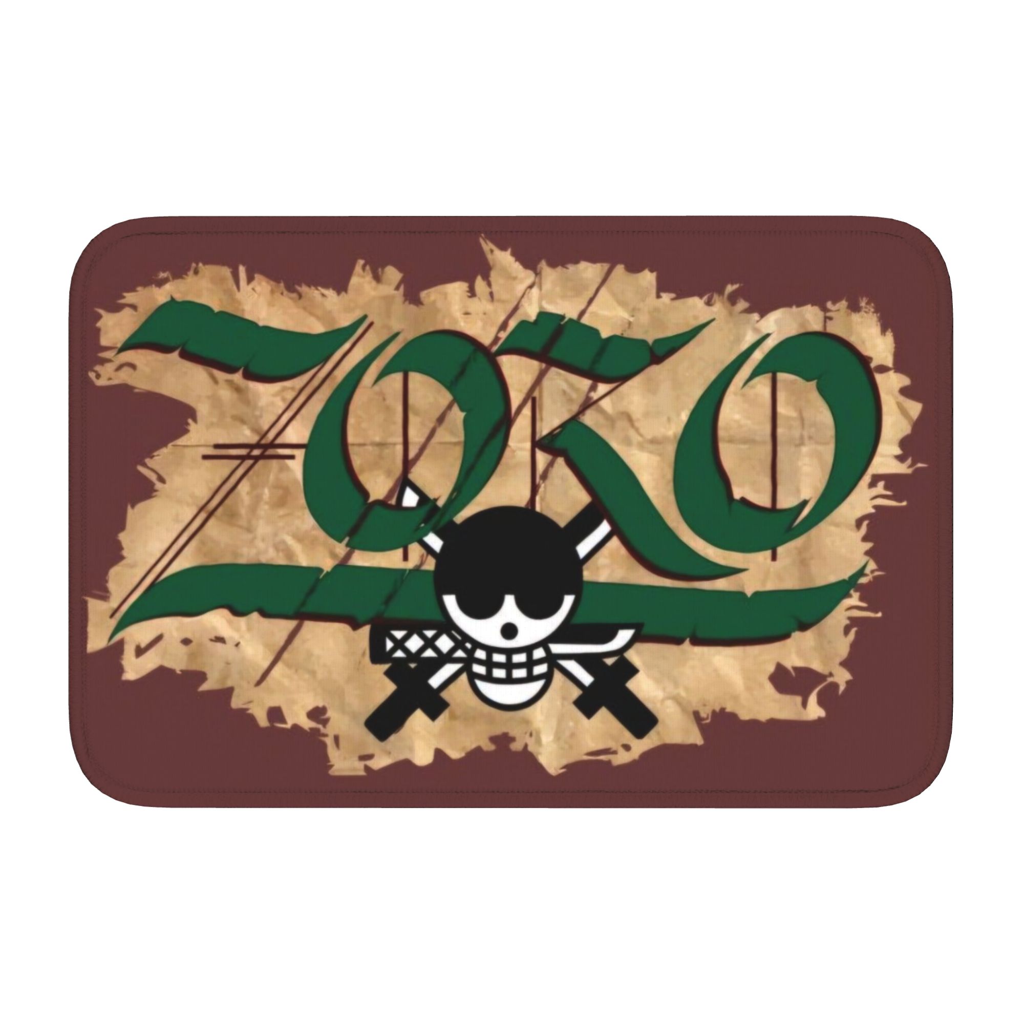 

Zoro O-One P-Piece Anime Front Door Mat Anti-Slip Indoor Welcome Quick Dry Doormat Living Room Entrance Rug Carpet Footpad 60cm x 90cm