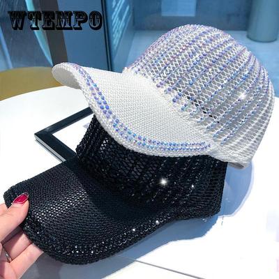 Breathable Mesh Baseball Cap for Men & Women - Adjustable Stretch Fit Duckbill Sun Hat with Ventilation Holes, Outdoor Casual Hat for All Seasons