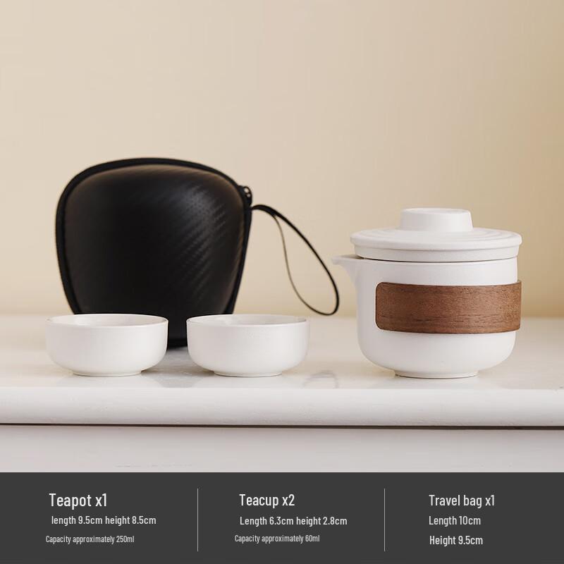 Shangqi Portable Ceramic Travel Tea Set