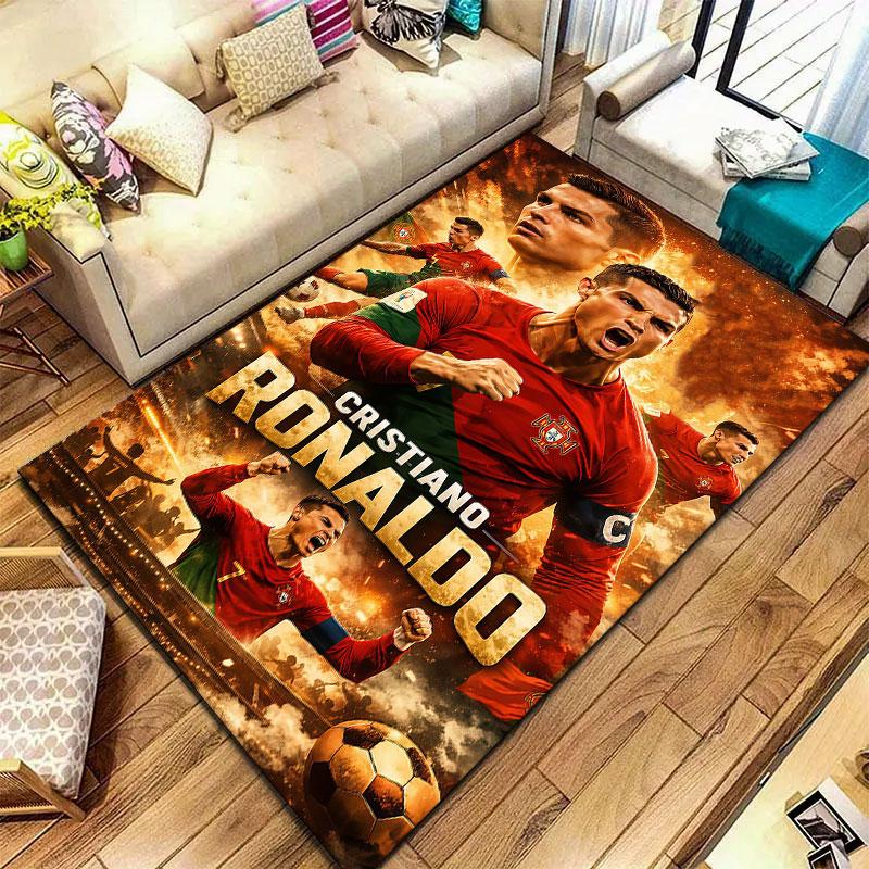 CR7 Cristiano Ronaldo Carpet Rug for Living Room Bedroom Home Sofa Decoration,Kids Play Non-slip Floor Mat