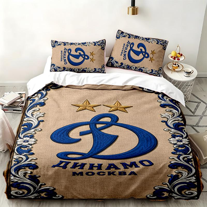 FC Dinamo Minsk 3pc set Perfect for bedroom use Comfortable bedding set includes a duvet cover and two pillowcases Ideal birthday or Christmas gift