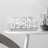 Portable Bluetooth Speaker Digital Display Digital Clock LED Mirror Screen Alarm Clock  Bedroom