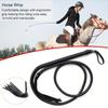 1 Stück Western-Cowboy-Peitsche für Reiter mit ergonomischem Griff und langem Griffdesign, geeignet für Reitsportbegeisterte.