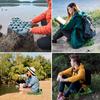 Portable Inflatable Seat Cushion Lightweight Travel Air Sitting Pad,Moisture and Water Resistant Camping Chair Mat for Outdoor