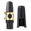 Alto Saxophone Mouthpiece Kits Includes Saxophone Mouthpiece, Plastic Cap, and Metal Ligature Clip Sax Saxophone Parts