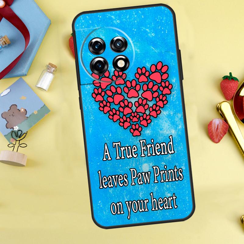 Dog Friends Cat Pet Paws Cover For OnePlus 13 13R 12 12R 11 10 Pro 8T 10T OnePlus Nord 4 CE 2 3 Lite N10 N20 N30 Case OnePlus 11