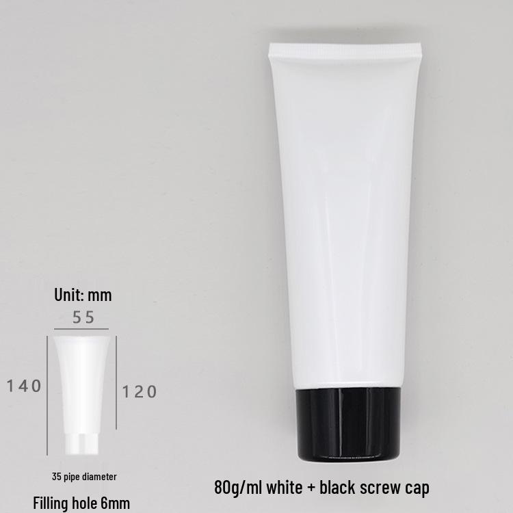 80g 80ml Čistiaci prípravok na tvár, Opaľovací krém a Krém na ruky v bielom balení