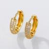 Exquisite Fashion Micro Shop Zircon U-Shaped Earrings Girl Wedding Valentine'S Day Gift Jewelry Pendant Wholesale