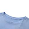 Li-Ning Training Series Fitness Series Solid Color Reflective Print Round Neck Short Sleeve T-Shirt Women Tops Snow-Purple Blue ATSR272-4