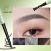 10 Color Ultra Fine Triangle Eyebrow Pencil Precise Brow Definer Long Lasting Waterproof Morandi Cool Brown Eyebow Makeup