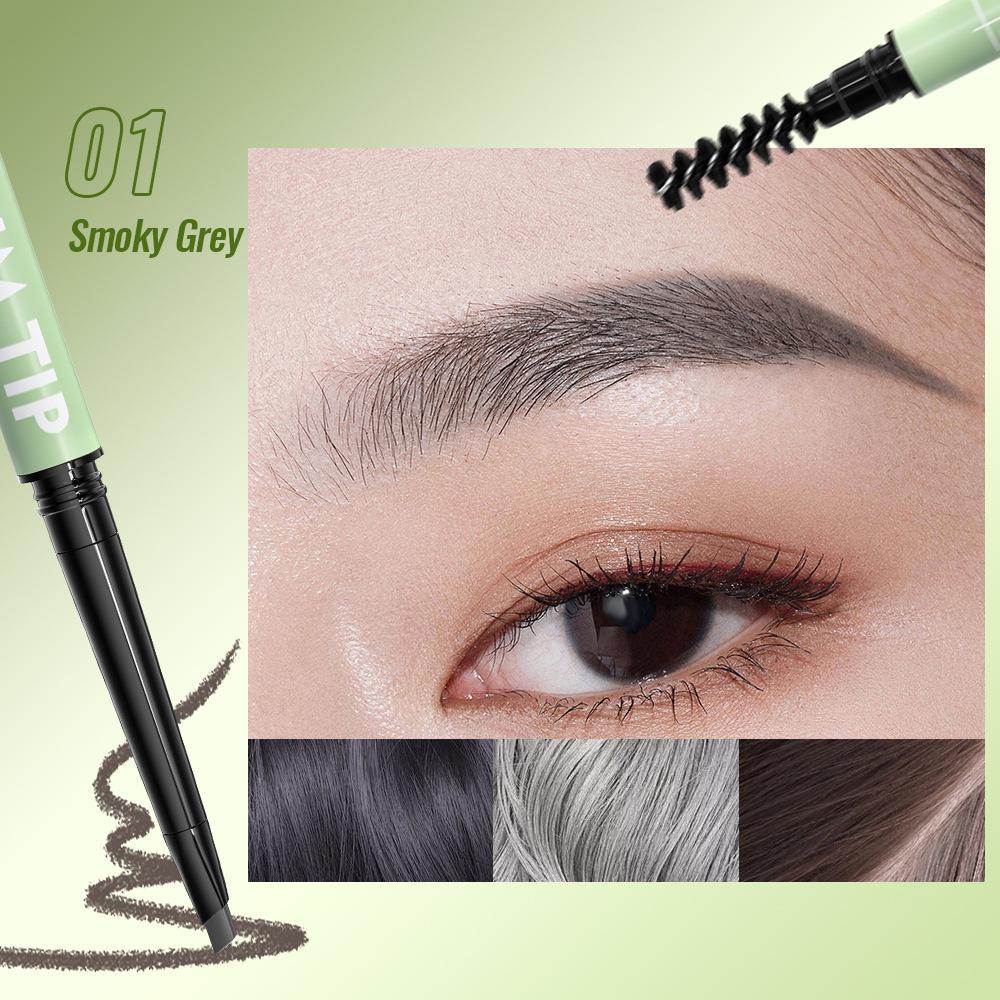 10 Color Ultra Fine Triangle Eyebrow Pencil Precise Brow Definer Long Lasting Waterproof Morandi Cool Brown Eyebow Makeup
