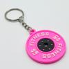 Simulation Barbell Plates Keyring Dumbbell Fitness Series Pendant  Bodybuilder