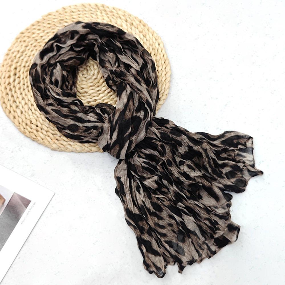 Gradient Blue Fold Shawl Soft Retro Cotton Hemp Scarf Fashionable Trend Sunscreen Scarf  Women